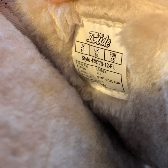 ISlide Florida Gators Faux Fur Slide Sandals - Royal Blue - Picture 7 of 7